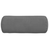Cuscini a rullo 2 pcs Grigio scuro  15 x 40 cm