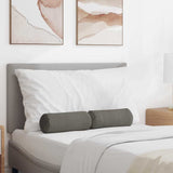 Cuscini a rullo 2 pcs Grigio chiaro  15 x 40 cm