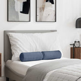 Cuscini a rullo 2 pcs Blu  15 x 40 cm Tessuto in Cords