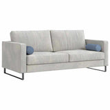 Cuscini a rullo 2 pcs Blu  15 x 40 cm Tessuto in Cords