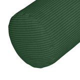 Cuscini a rullo 2 pcs Verde Scuro  15 x 40 cm Tessuto in Cords