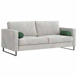 Cuscini a rullo 2 pcs Verde Scuro  15 x 40 cm Tessuto in Cords