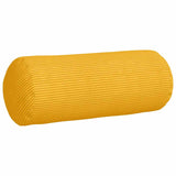Cuscini a rullo 2 pcs Giallo Chiaro  15 x 40 cm