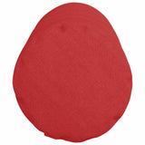 Cuscini a rullo 2 pcs Rosso  25 x 70 cm Tessuto