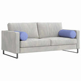 Cuscini a rullo 2 pcs Blu jeans  25 x 70 cm Tessuto