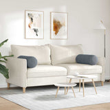 Cuscini a rullo 2 pcs Grigio scuro  25 x 70 cm