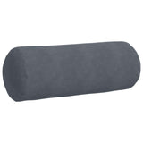 Cuscini a rullo 2 pcs Grigio scuro  25 x 70 cm