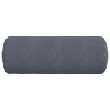 Cuscini a rullo 2 pcs Grigio scuro  25 x 70 cm