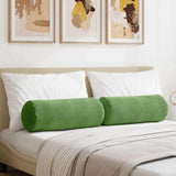 Cuscini a rullo 2 pcs Verde chiaro  25 x 70 cm