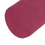 Cuscini a rullo 2 pcs Rosso Vino  25 x 70 cm Tessuto in Cords