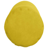 Cuscini a rullo 2 pcs Giallo  25 x 70 cm Tessuto in Cords