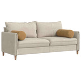 Cuscini a rullo 2 pcs Marrone  25 x 70 cm Tessuto in Cords