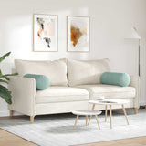 Cuscini a rullo 2 pcs Verde Mare  25 x 70 cm Tessuto in Cords