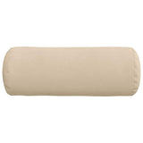 Cuscini a rullo 2 pcs Crema  25 x 70 cm Tessuto in Microfibra