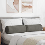 Cuscini a rullo 2 pcs Grigio chiaro  25 x 70 cm