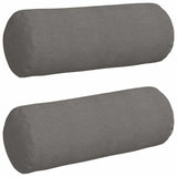 Cuscini a rullo 2 pcs Grigio chiaro  25 x 70 cm