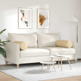 Cuscini a rullo 2 pcs Grigio Verde  25 x 70 cm