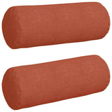 Cuscini a rullo 2 pcs Rosso Arancio  25 x 70 cm