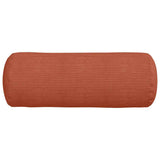 Cuscini a rullo 2 pcs Rosso Arancio  25 x 70 cm