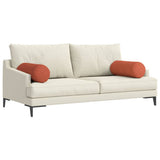 Cuscini a rullo 2 pcs Rosso Arancio  25 x 70 cm