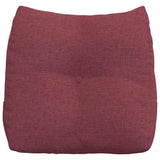 Cuscino per Schiena Rosso Vino 45 x 24 x 50 cm Tessuto