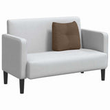 Cuscino per Schiena Marrone 45 x 24 x 50 cm Tessuto