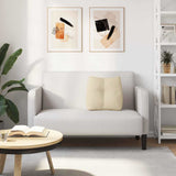 Cuscino per Schiena Crema 45 x 24 x 50 cm Tessuto