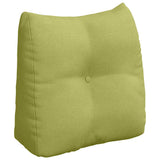 Cuscino per Schiena Verde chiaro 45 x 24 x 50 cm Tessuto