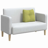 Cuscino per Schiena Verde chiaro 45 x 24 x 50 cm Tessuto