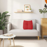 Cuscino per Schiena Rosso 45 x 24 x 50 cm Tessuto