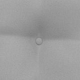 Cuscino per Schiena Grigio Nuvola 45 x 24 x 50 cm Tessuto