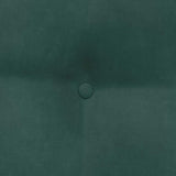 Cuscino per Schiena Verde Scuro 45 x 24 x 50 cm Velluto