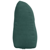 Cuscino per Schiena Verde Scuro 45 x 24 x 50 cm Velluto