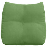 Cuscino per Schiena Verde chiaro 45 x 24 x 50 cm Velluto