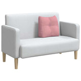 Cuscino per Schiena Rosa 45 x 24 x 50 cm Velluto