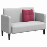 Cuscino per Schiena Rosso Vino 45 x 24 x 50 cm Velluto