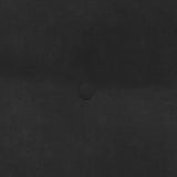 Cuscino per Schiena Nero 45 x 24 x 50 cm Velluto