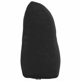 Cuscino per Schiena Nero 45 x 24 x 50 cm Velluto