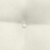 Cuscino per Schiena Crema 45 x 24 x 50 cm Velluto