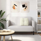 Cuscino per Schiena Crema 45 x 24 x 50 cm Velluto