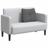 Cuscino per Schiena Grigio scuro 60 x 24 x 50 cm Tessuto