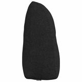 Cuscino per Schiena Nero 60 x 24 x 50 cm Tessuto