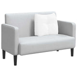 Cuscino per Schiena Bianco 60 x 24 x 50 cm Tessuto