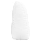 Cuscino per Schiena Bianco 60 x 24 x 50 cm Tessuto