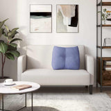 Cuscino per Schiena Blu jeans 60 x 24 x 50 cm Tessuto