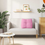 Cuscino per Schiena Rosa 60 x 24 x 50 cm Tessuto