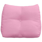 Cuscino per Schiena Rosa 60 x 24 x 50 cm Tessuto