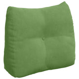 Cuscino per Schiena Verde chiaro 60 x 24 x 50 cm Velluto