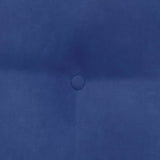 Cuscino per Schiena Blu Polizia 60 x 24 x 50 cm Velluto