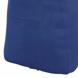 Cuscino per Schiena Blu Polizia 60 x 24 x 50 cm Velluto